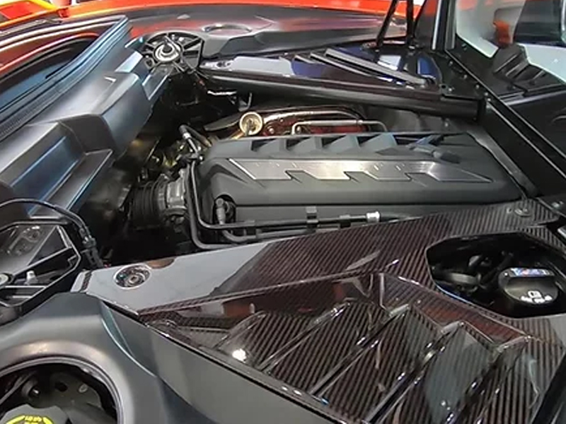 20202022 Corvette C8 Carbon Fiber Engine Appearance Package