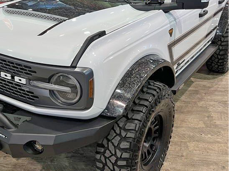 20212022 FORD BRONCO SASQUATCH CARBON FRONT FENDER FLARES