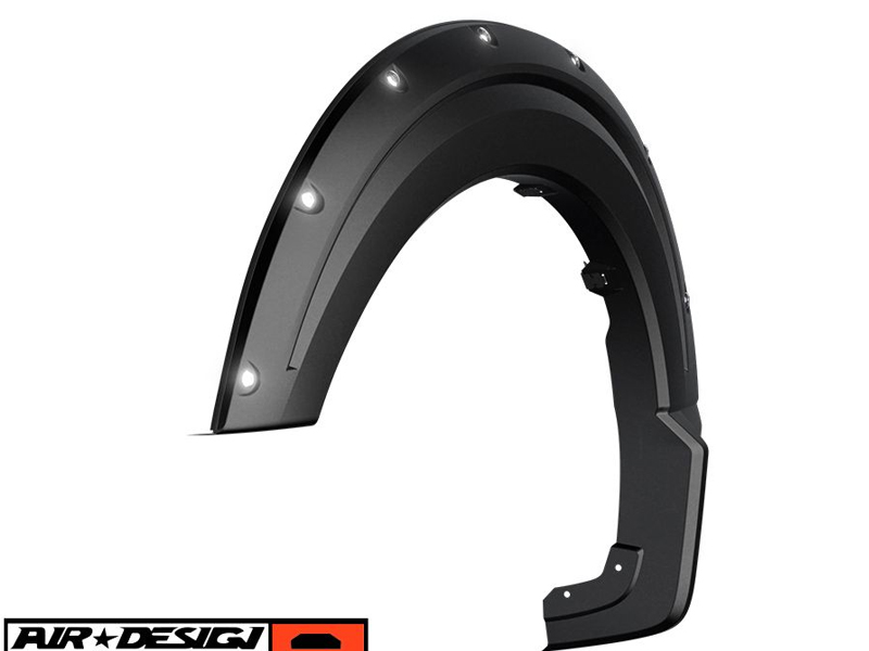20212023 Ford F150 Super Bolt Fender Flare Set Satin Black