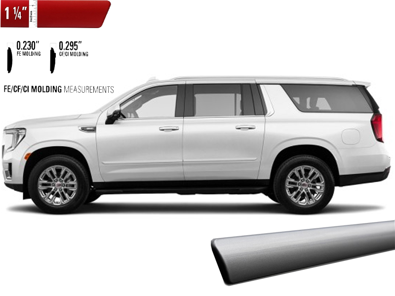 20212023 GMC YUKON XL PAINTED BODY SIDE MOLDING