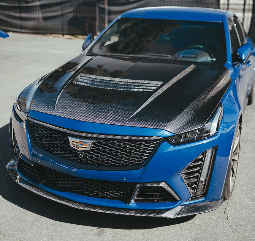 20222024 Cadillac CT5V Blackwing Carbon Fiber Hood ACHD22CACT5BWSV