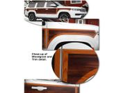 2022-2025 Jeep Grand Wagoneer Or Wagoneer Wood Panel Graphic Kit 2