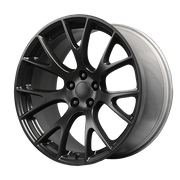 24x10 Hellcat Style Wheel for 2008-2018 Dodge Ram 1500 | Black