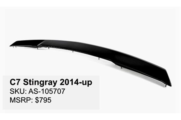 C7 Corvette Rear Deck Carbon Fiber Spoiler APR 2014-2015
