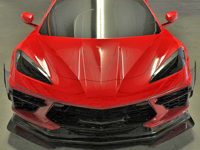 C8 CORVETTE FRONT SPLITTER LEGACY EDITION CARBON FIBER