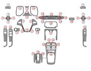 Chevrolet Camaro Main Dash Trim Kit, With MyLink Touch Screen 2013-2015