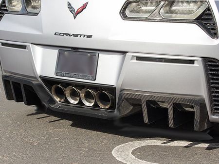 Chevrolet Corvette C7 BMC 100% Carbon Fiber Rear Diffuser 2014-2019