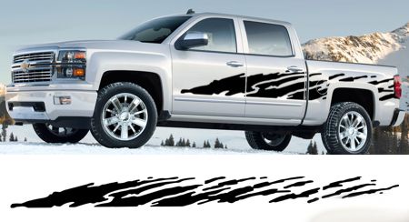 Chevrolet Silverado Shredder Graphic Kit 1
