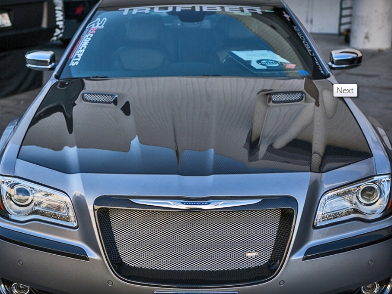Chrysler 300 Carbon Fiber Hoodnull