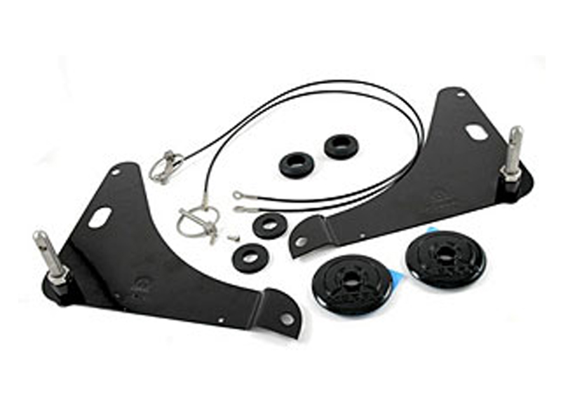0815 DODGE CHALLENGER BLACK HOOD PIN KIT STAINLESS PINS MOPAR 82214260