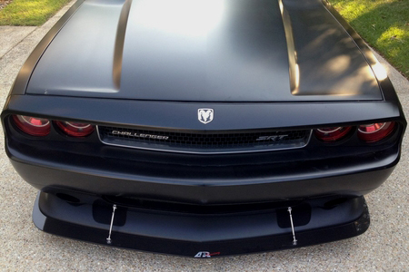 For Dodge Challenger SRT Carbon Fiber Style Front Bumper Lip Spoiler Strut Rods For Dodge Challenger SRT Carbon Fiber Style Front Bumper Lip Spoiler Strut Rods