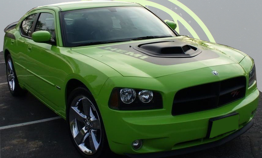 Dodge Charger Shaker Style Ram Air Hood 20052010
