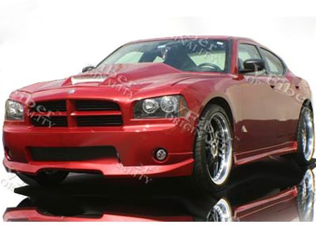 F06DCM-Dodge Charger 06-10 4dr VFiber FRP Maximus 1-pc Front Bumper