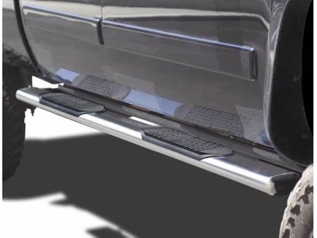 Ford F250 F350 F450  ICI 5" Oval Nerf Bars Bullet Cab Length Stainless Steel 2009-2013