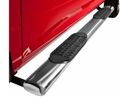 Ford F250 F350 F450 ICI 6" Oval Nerf Bars Bullet Cab Length Stainless Steel 2004-2008