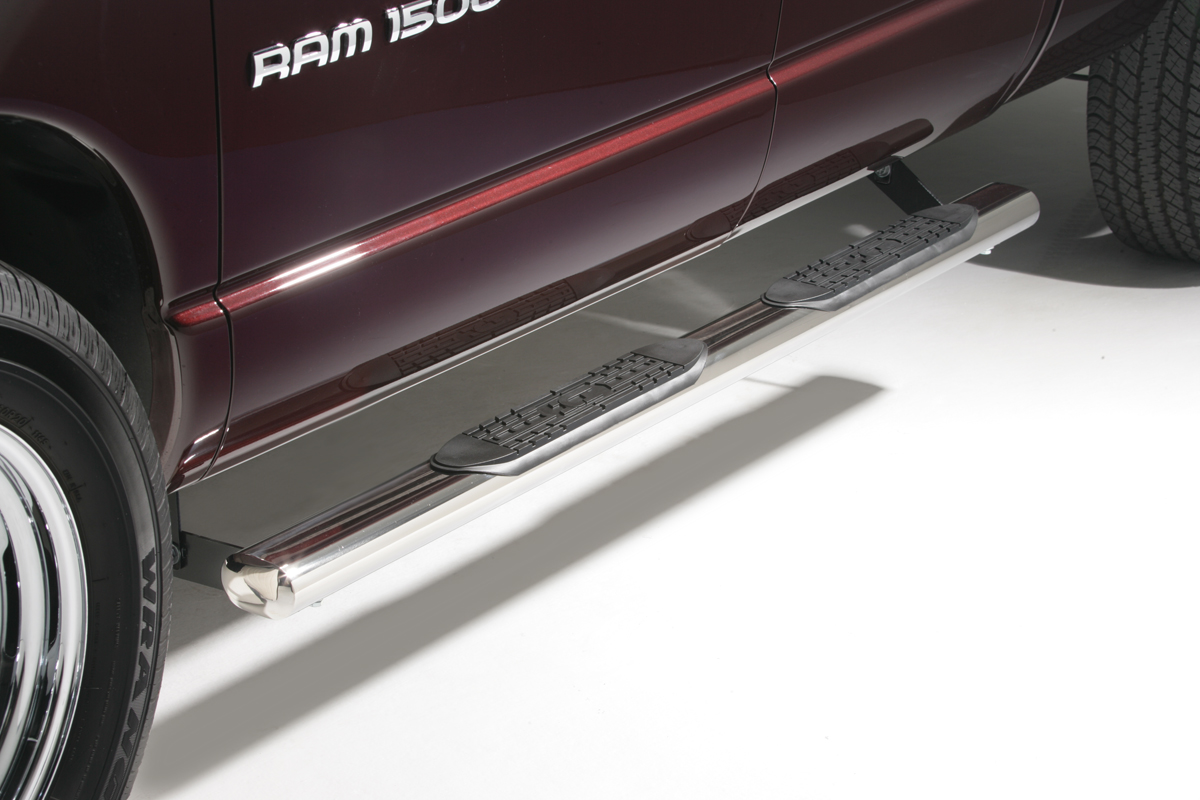 ICI 4" Bullet Oval Cab Length Stainless Steel Nerf Bars 20092013 Dodge