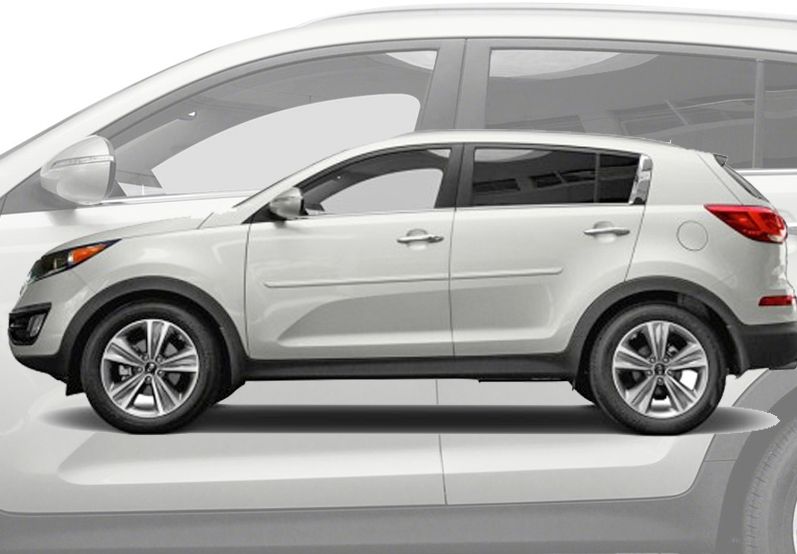 20112016 KIA SPORTAGE CHROMELINE PAINTED BODY SIDE MOLDING