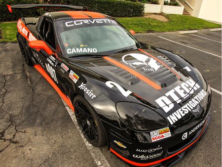 AC-HD05CHC6-WH Corvette C6 "Le Mans Style" Vented Carbon Fiber Hood 2005-2013