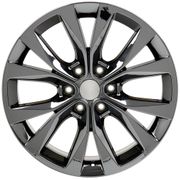20" Fits Ford - F-150 Style Replica Wheel - PVD Black Chrome 20x8.5