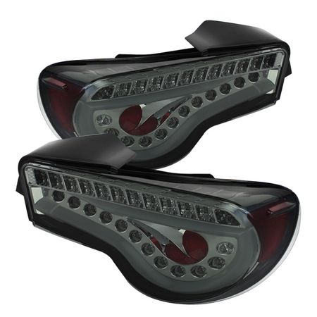 Scion FRS 2012-2014 Subaru BRZ 12-14 Light Bar LED Tail Lights - Smoke