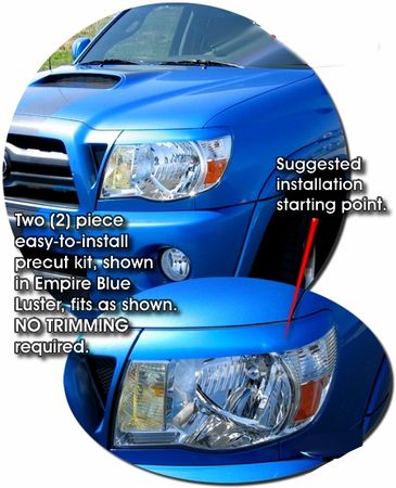 Toyota Tacoma Headlight Eyelid Decals 2005-2012