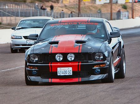 Trufiber Ford Mustang Mach 1 Style Heat Extractor Hood 2005-2009