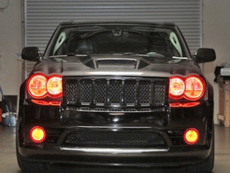 Trufiber Jeep Grand Cherokee SRT8 Style Carbon Fiber Hood 20052010
