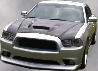VIS Dodge Charger SRT Carbon Fiber Hood 2011-2014