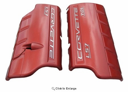 06-13 LS7 Painted GM Fuel Rail Covers