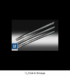 2010-2013 Camaro 6 PC. Stainless Steel Rear Quarter Panel Trim
