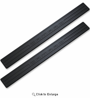 2010-2015 Camaro Door Sill Plates - Billet Aluminum : Black