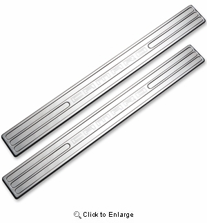 2010-2015 Camaro Door Sill Plates - Billet Aluminum : Chrome