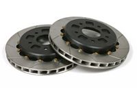 97-11 Rear 2pc Slotted Brake Rotors w/Park Brake Provision