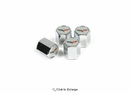 C6 Emblem Valve Stem Caps