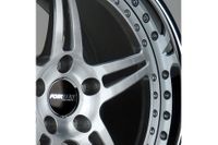Forgeline Option A - Brushed W/Clear Center Wheel