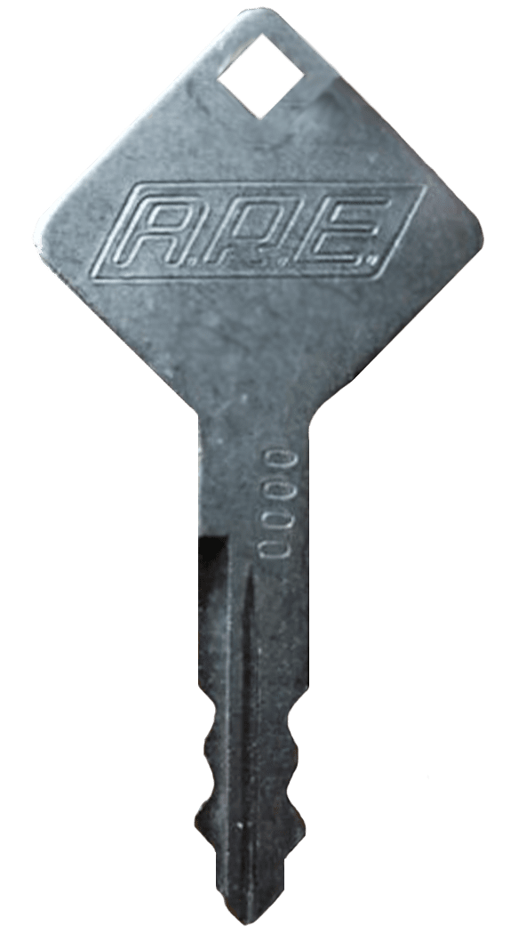 A.R.E. Truck Bed Cover Key for 00001131 locks.