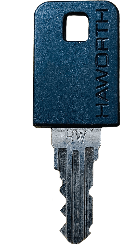 Custom Cut Haworth File Cabinet Key – Replacement For KA301 To KA550 Locks – Aftermarket