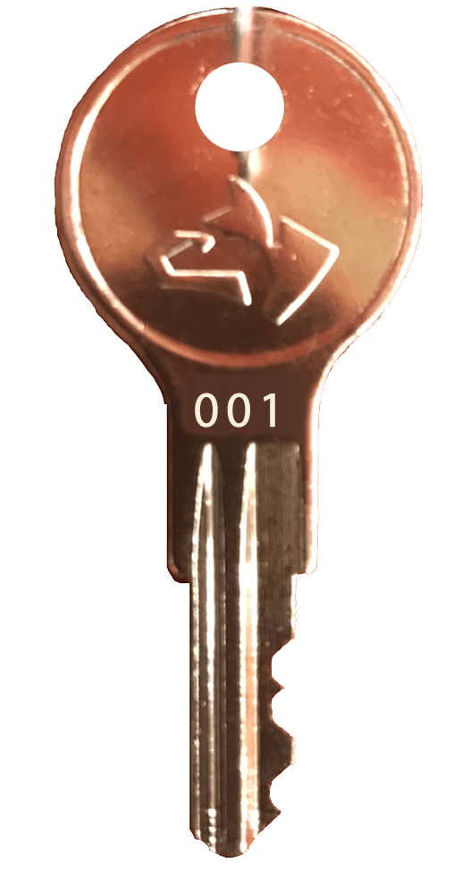 Husky (Home Depot) Single Sided 001005 Replacement Keys for Tool