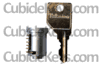 One Teknion W Lock Core