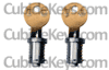 Set of Two Teknion W Matching Lock Cores