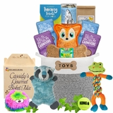 Classic Dog Toy Bin and Treats