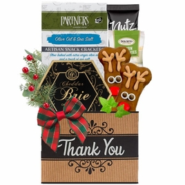 Many Thanks Dog & Owner Holiday Gift Basket