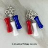 APPLAUSE Earrings - Red, White, Blue