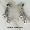 BALL AND CHAIN Pierced Earrings