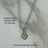 BIRTHSTONE PENDANT Necklace - Peridot - August BIRTHSTONE PENDANT Necklace - Peridot - August