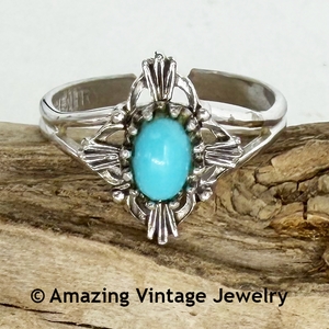 BLUE FEATHER Ring