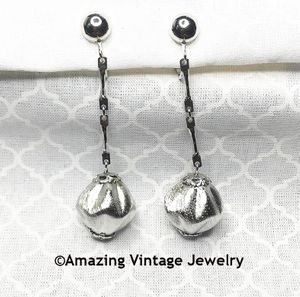 CAFE SOCIETY Earrings Silvertone