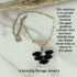 CONTINENTAL Necklace - Goldtone/Black