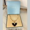 CONTINENTAL Necklace - Goldtone/Black CONTINENTAL Necklace - Goldtone/Black