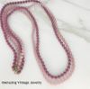FASHION FROST Necklace - Pink on Original card